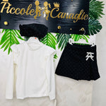 Completo Baschetto nero - Piccole Canaglie - PC23021