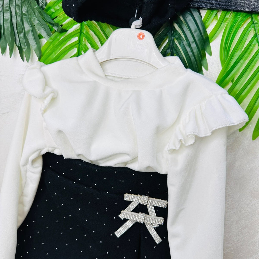 Completo Baschetto nero - Piccole Canaglie - PC23021