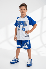 Completo Basketball 🏀 Blu - Piccole Canaglie - PC28070