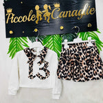 Completo bimba College Leopardato - Piccole Canaglie - PC22196
