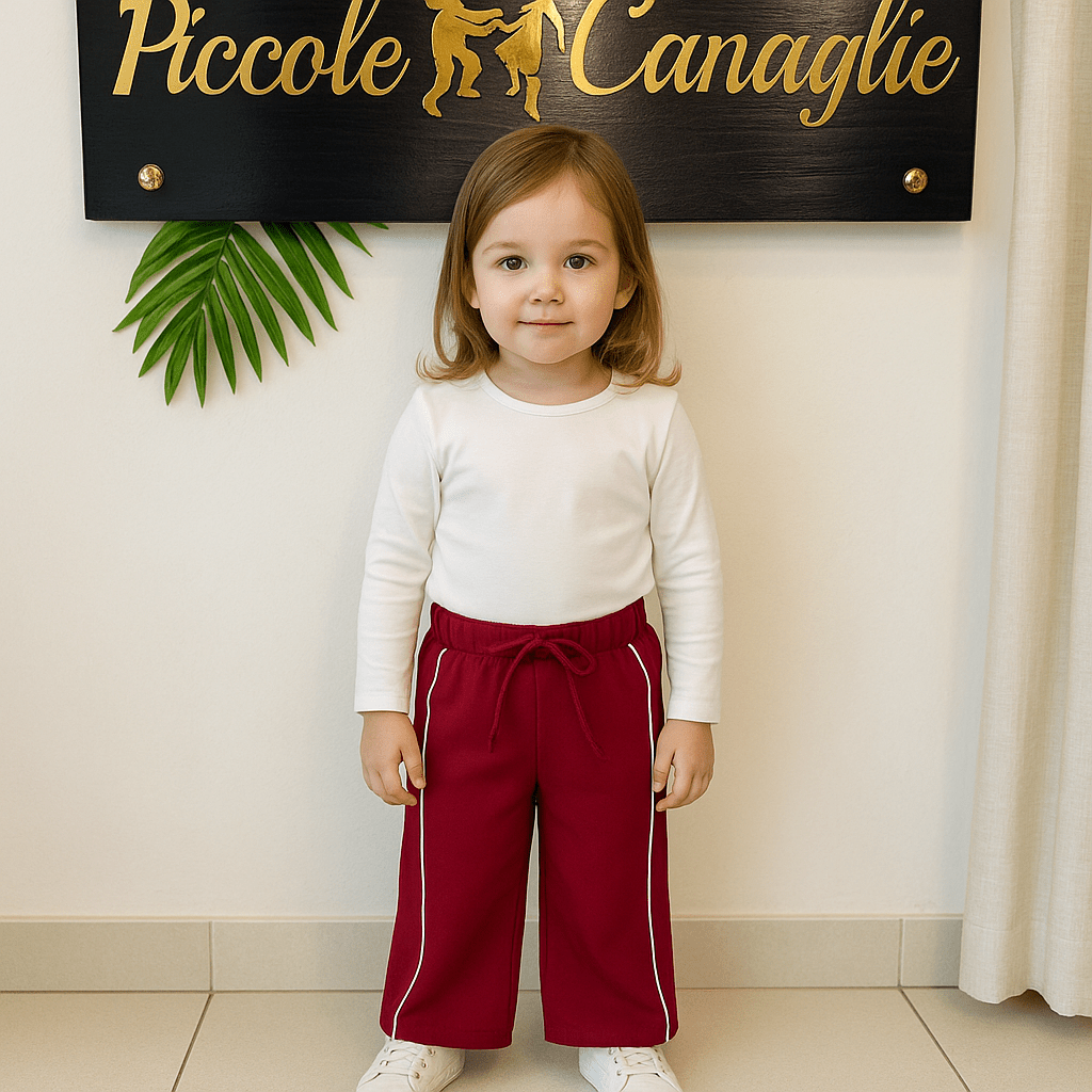 Completo bimba Mod Z@r@ bordo’ - Piccole Canaglie - PC20171