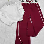 Completo bimba Mod Z@r@ bordo’ - Piccole Canaglie - PC20171