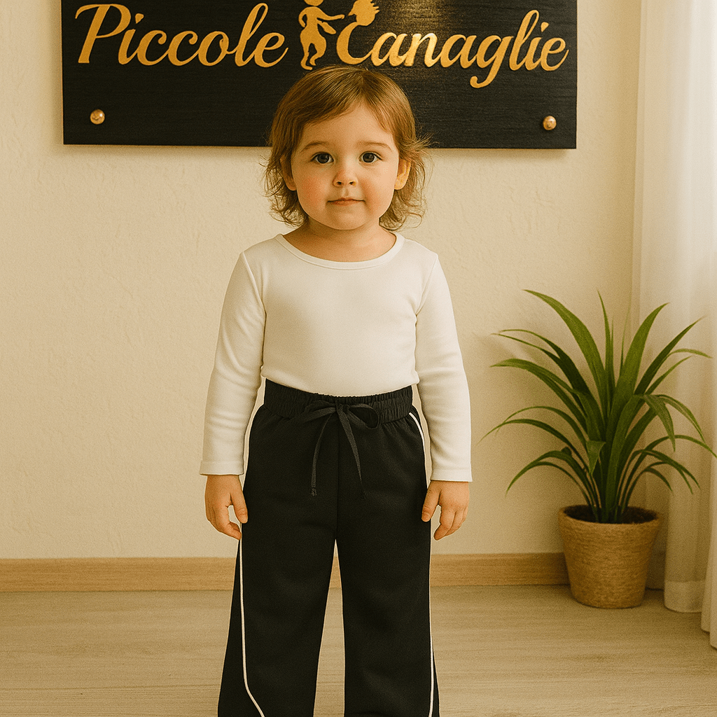 Completo bimba Mod Z@r@ nero - Piccole Canaglie - PC20176