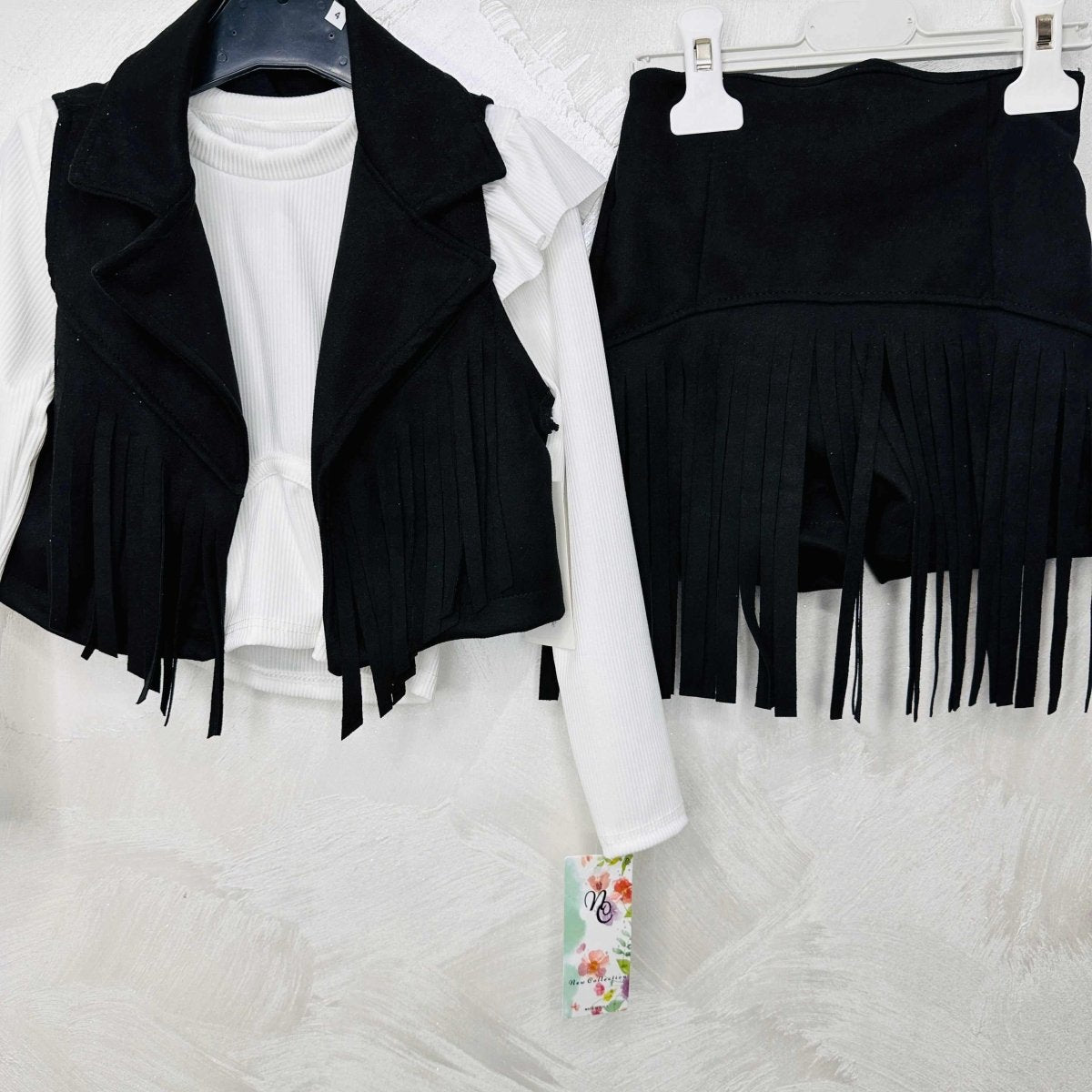 Completo bimba Pretty Baby nero - Piccole Canaglie - PC20187