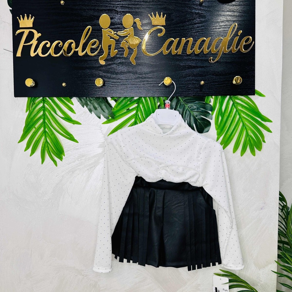 Completo bimba Vintage ✨nero - Piccole Canaglie - PC20205