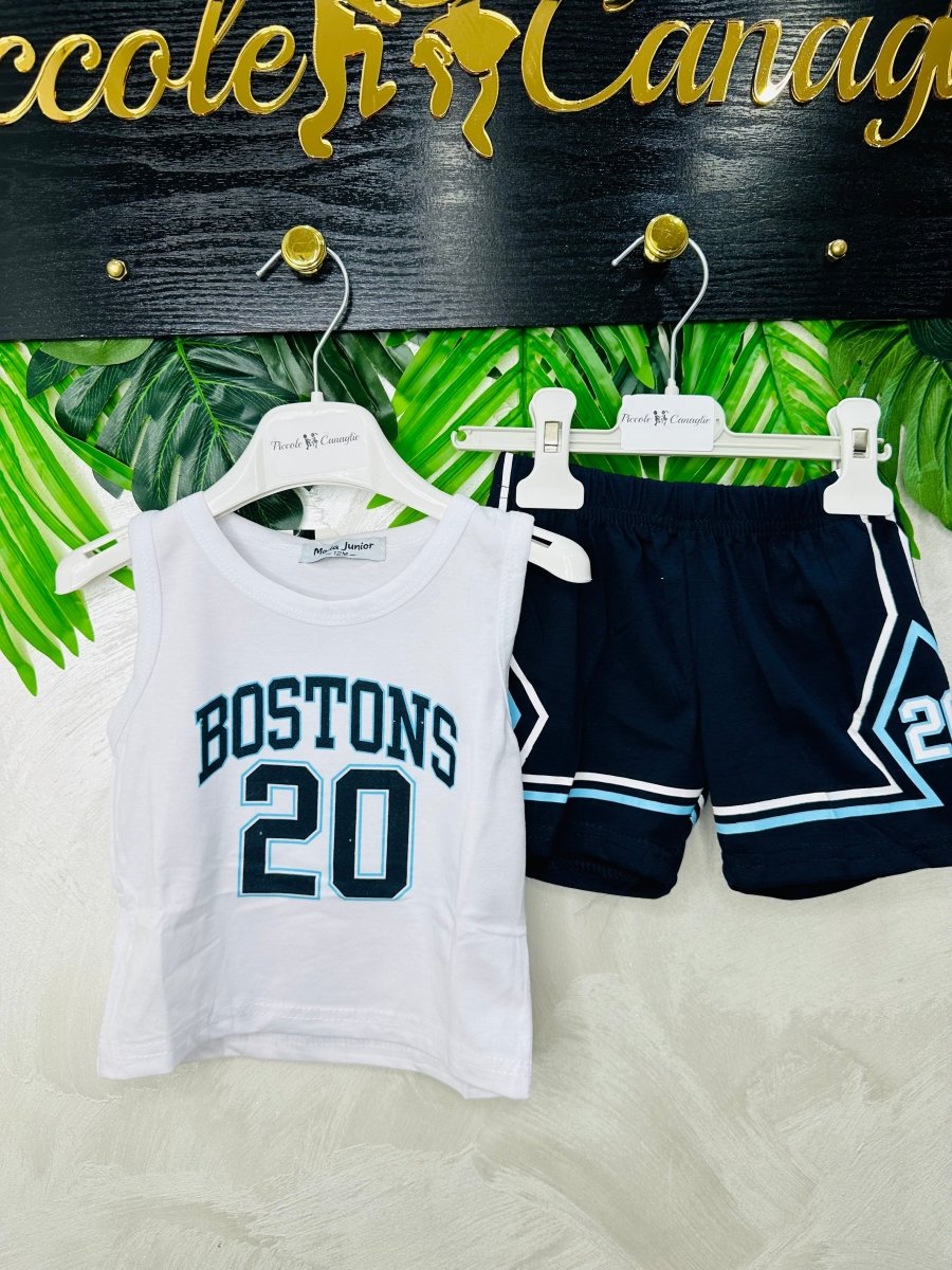 Completo Boston20 Bianco - Piccole Canaglie - PC29211