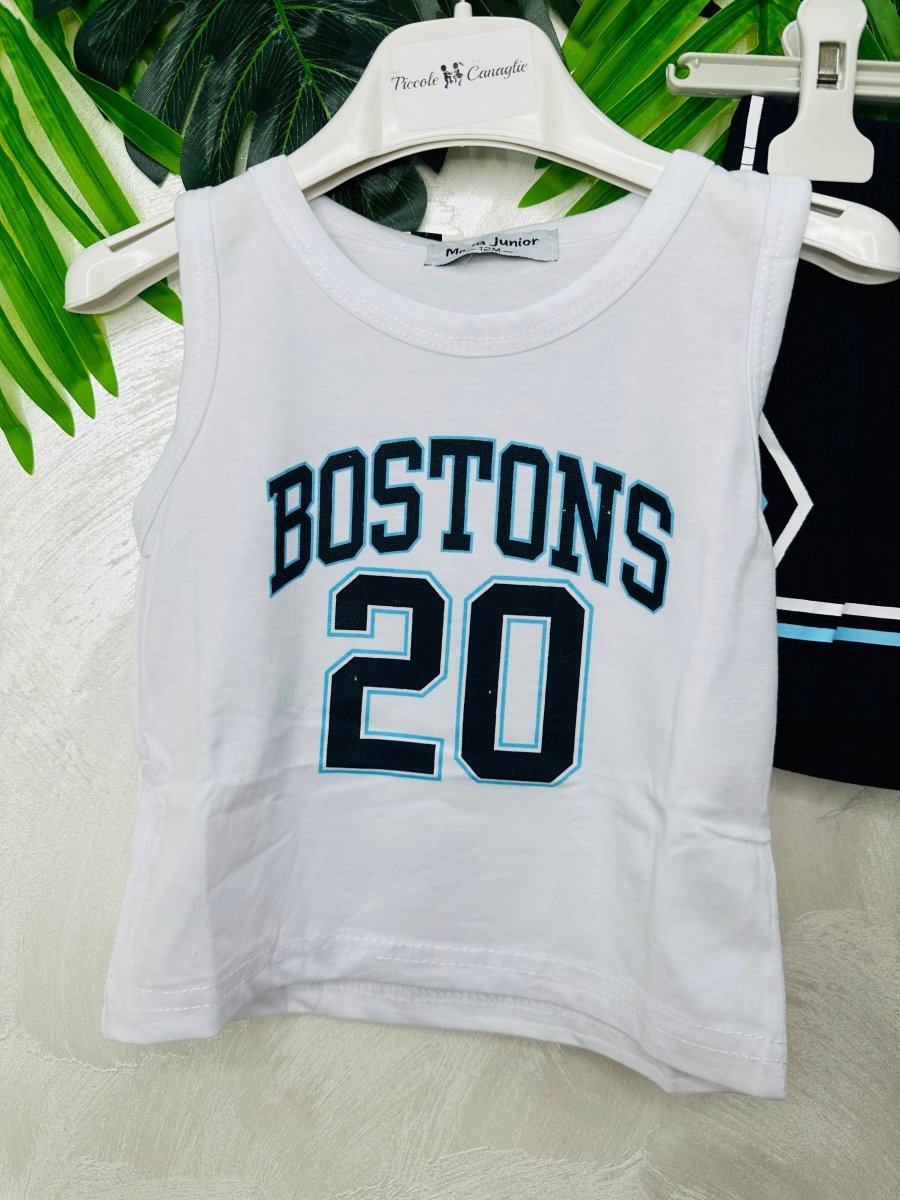 Completo Boston20 Bianco - Piccole Canaglie - PC29211