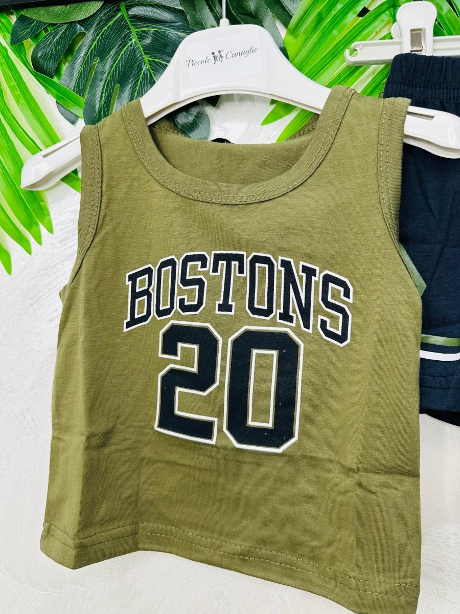 Completo Boston20 Verde - Piccole Canaglie - PC29216