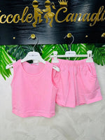 Completo Brillantino Rosa - Piccole Canaglie - PC29233