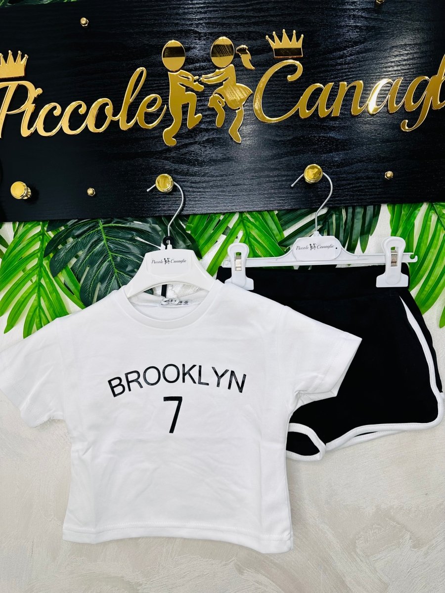 Completo Brooklyn Bianco 2511 - Piccole Canaglie - PC28158