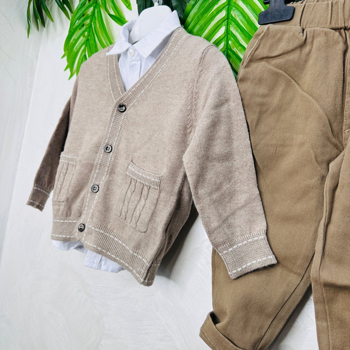 Completo Cardigan Mod Zar@ Begie - Piccole Canaglie - PC22795