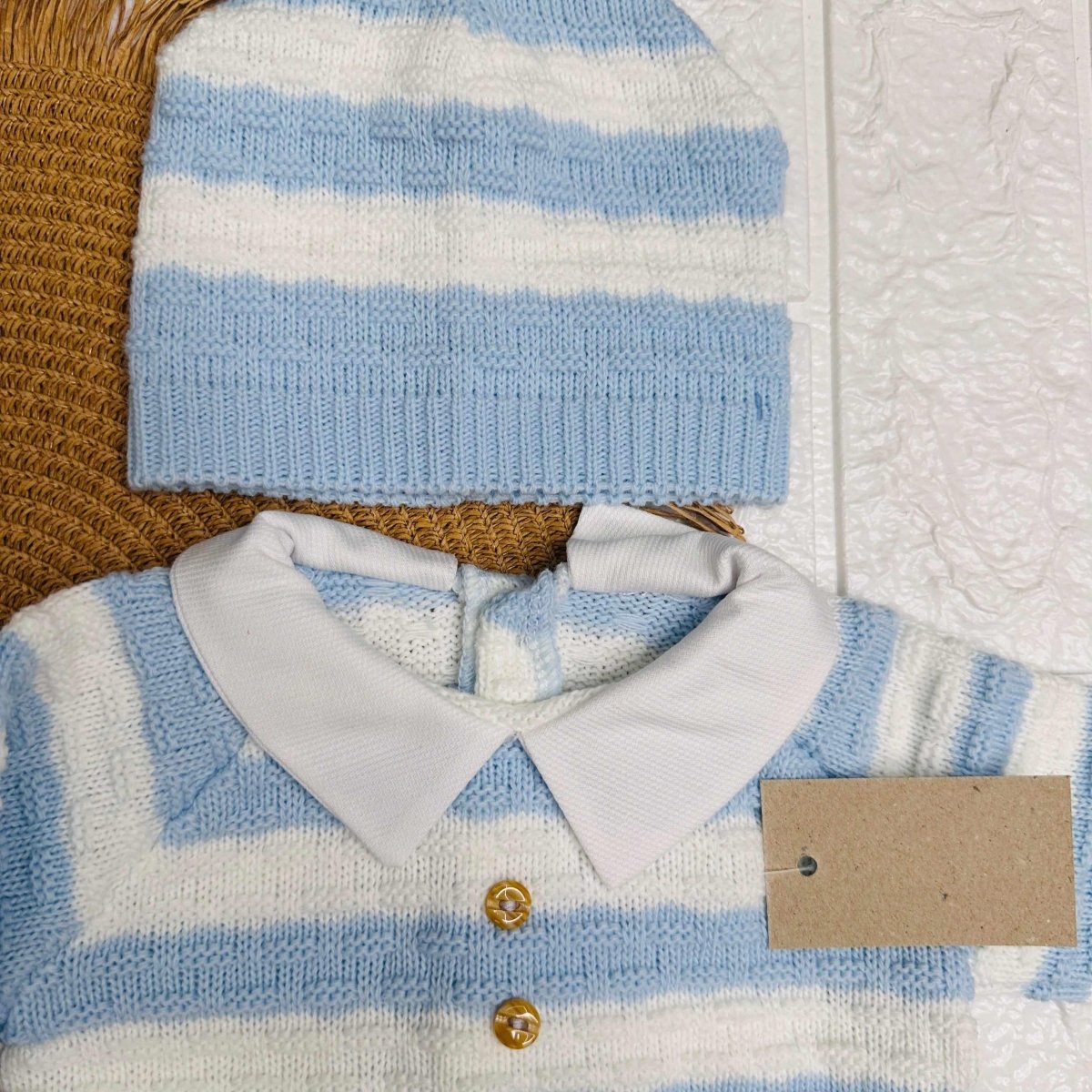 Completo celeste fasce 1104 - Piccole Canaglie - PC21839