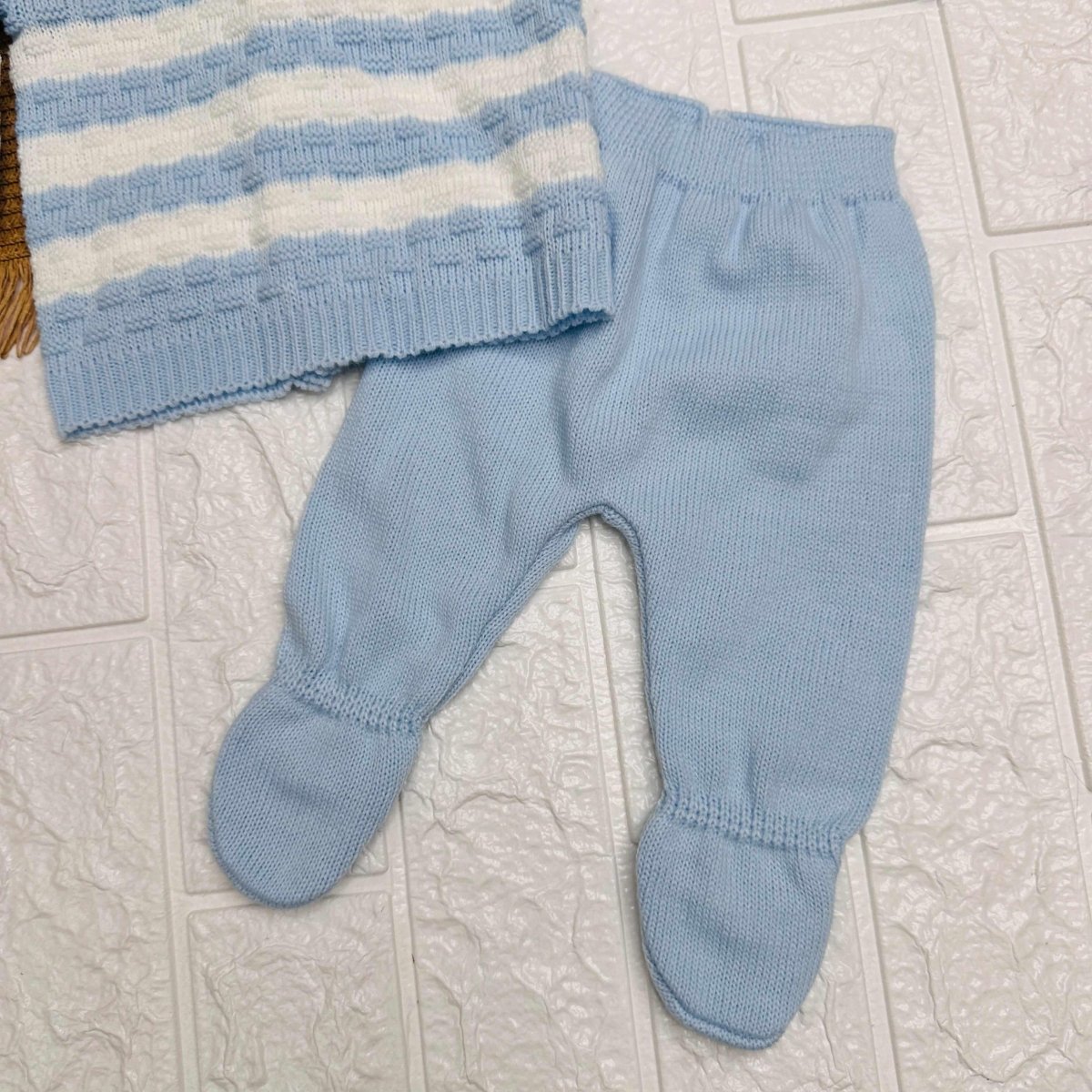 Completo celeste fasce 1104 - Piccole Canaglie - PC21839