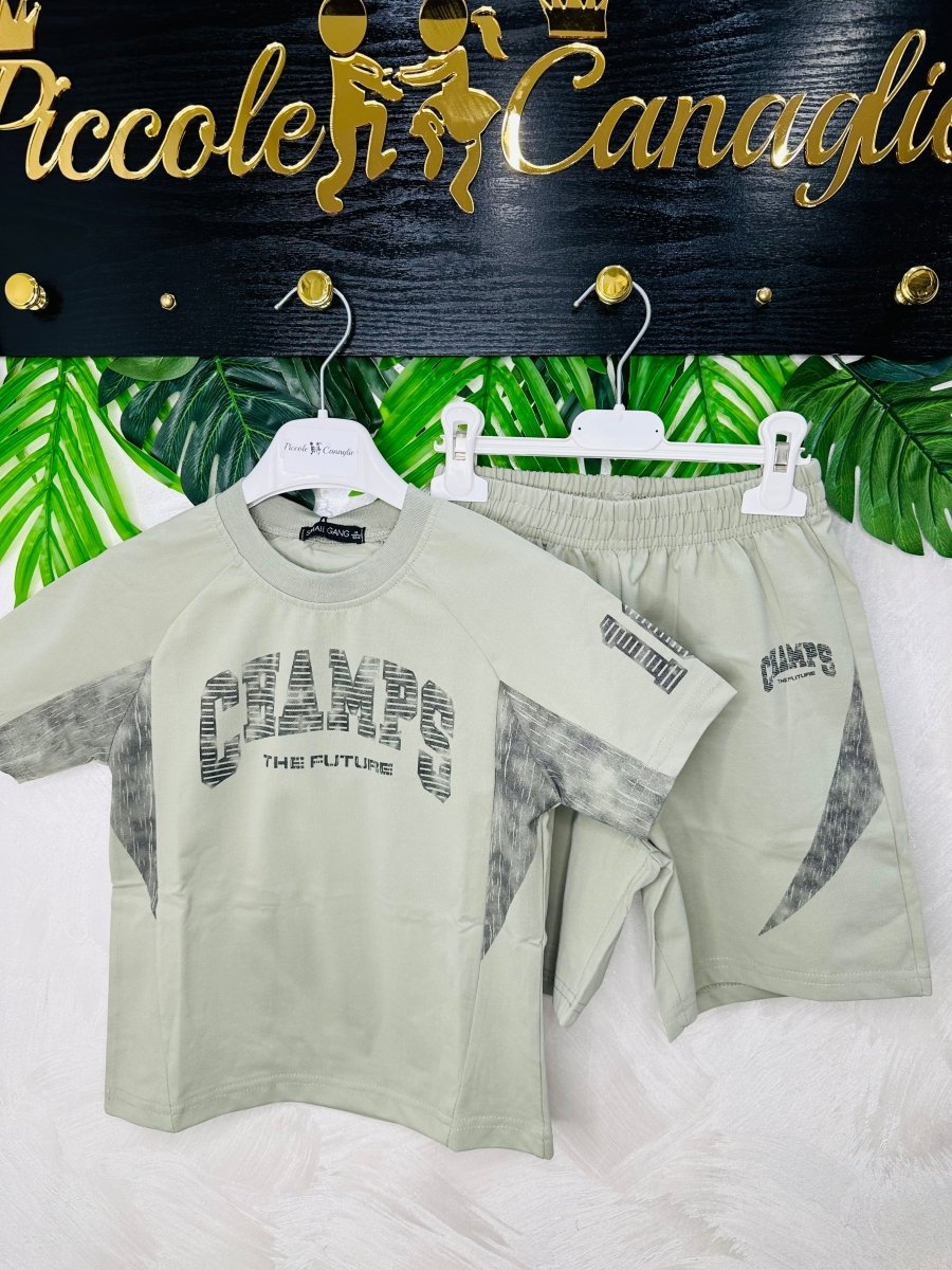 Completo Champs Verde - Piccole Canaglie - PC29375