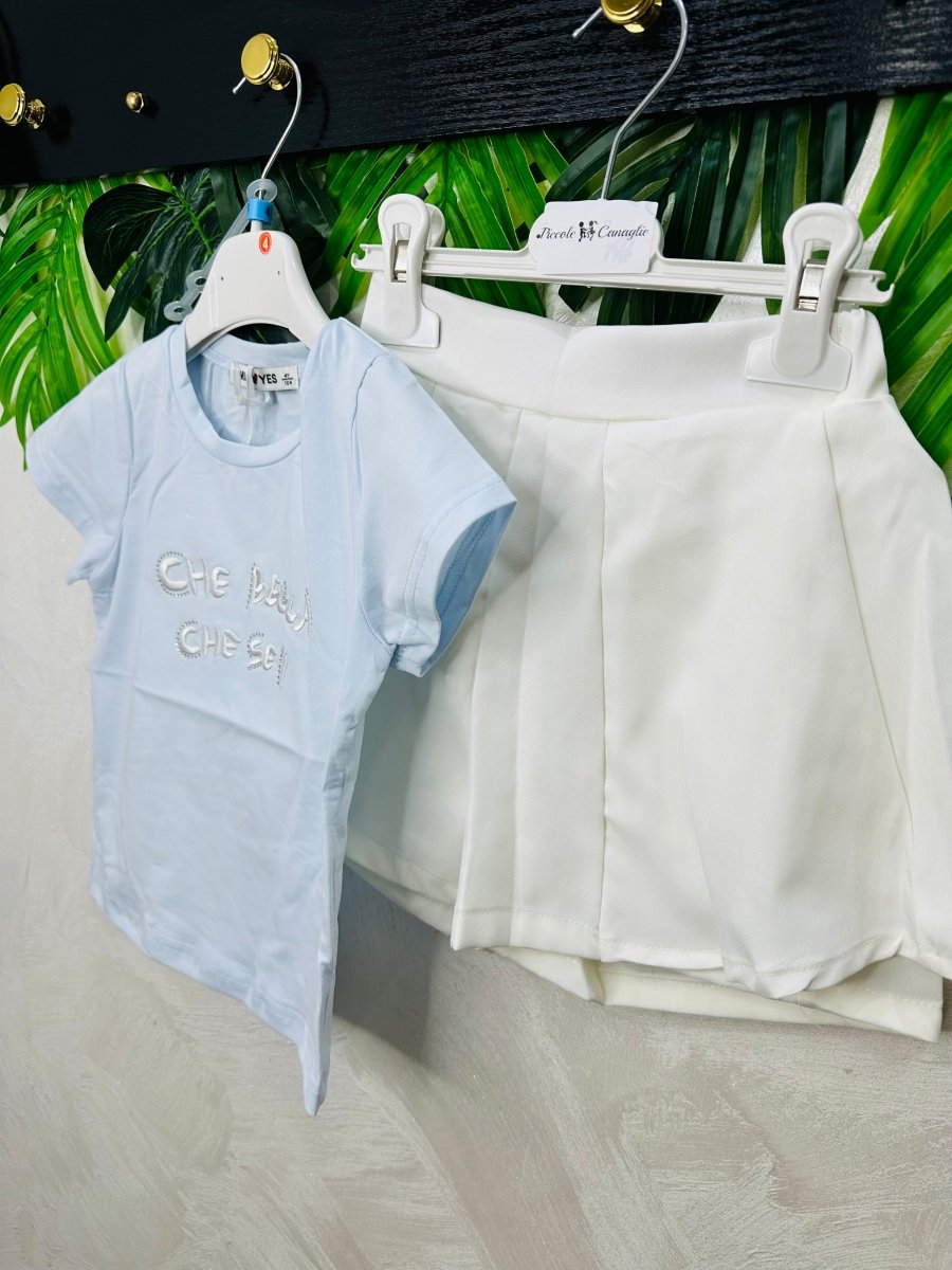 Completo Che Bella Che Sei Celeste 5159 - Piccole Canaglie - PC28675