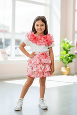Completo Chic Flowers Aragosta - Piccole Canaglie - PC27645