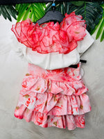Completo Chic Flowers Aragosta - Piccole Canaglie - PC27645