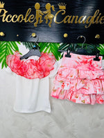 Completo Chic Flowers Aragosta - Piccole Canaglie - PC27645