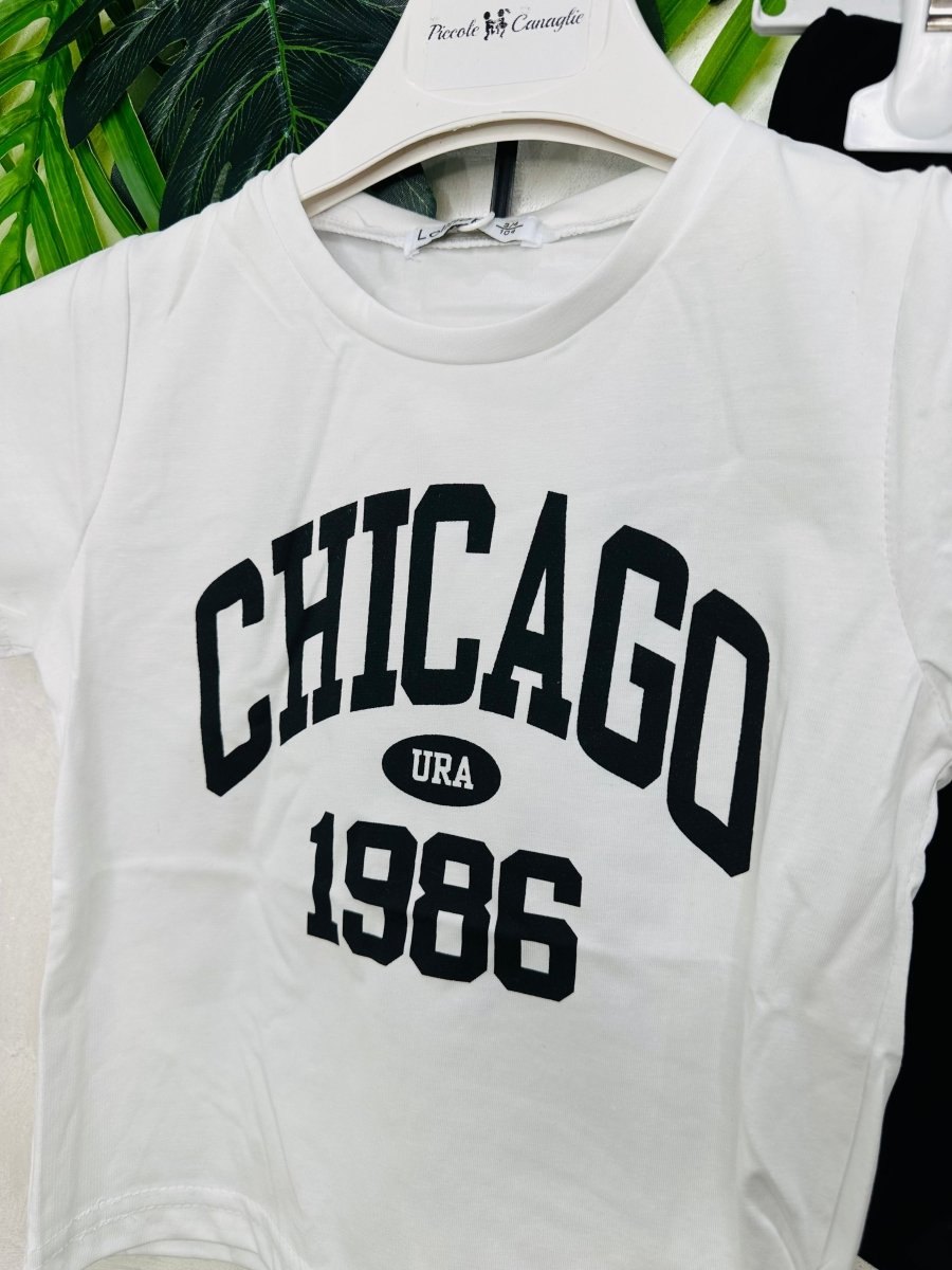Completo Chicago Bianco 514 - Piccole Canaglie - PC28153