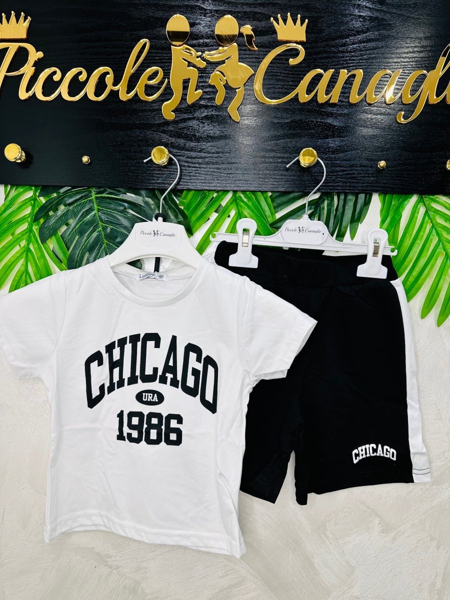 Completo Chicago Bianco 514 - Piccole Canaglie - PC28153