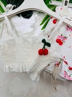 Completo Ciliegie Bimba - Piccole Canaglie - PC29707