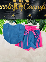 Completo corpetto Denim 9877 Fuxian - Piccole Canaglie - PC27769