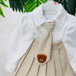 Completo cravatta Orsetta - Piccole Canaglie - PC22799