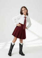 Completo cravattino Bordo’ - Piccole Canaglie - PC24104