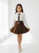 Completo cravattino Marrone - Piccole Canaglie - PC24110