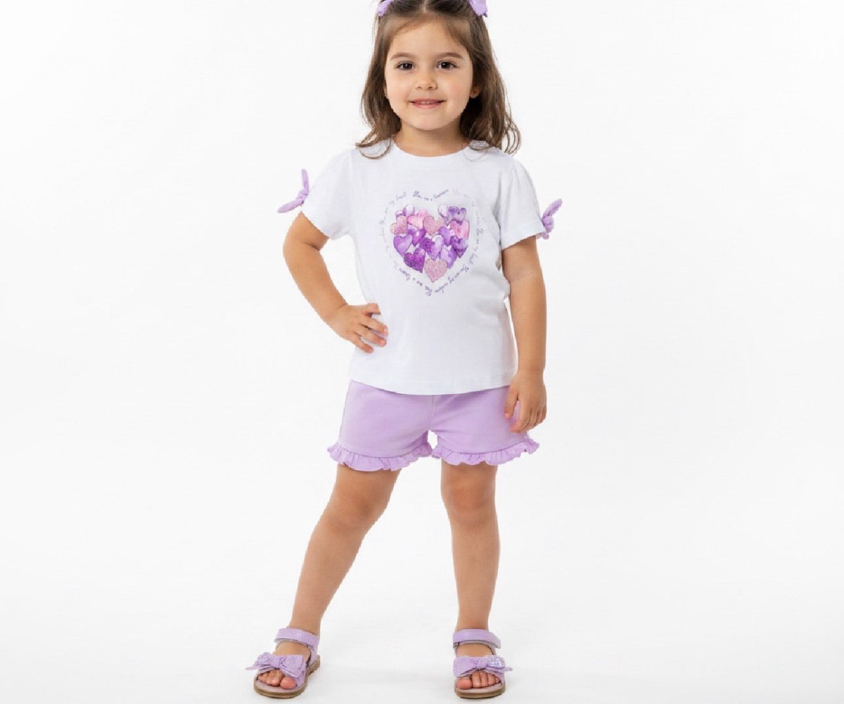 Completo Cuore Lilla 708 - Piccole Canaglie - PC28225