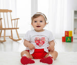 Completo Cuore Rosso 708 - Piccole Canaglie - PC28215