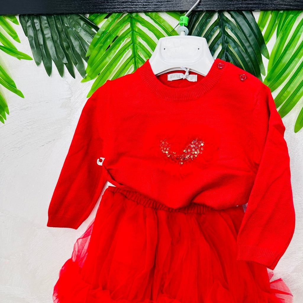 Completo Cuore Rosso - Piccole Canaglie - PC22656