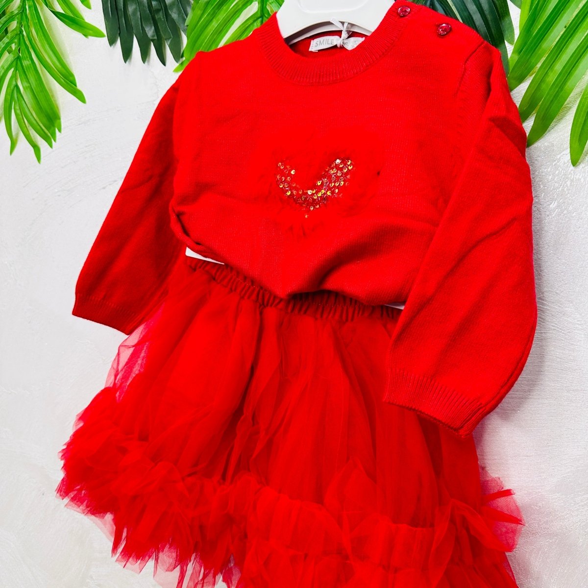 Completo Cuore Rosso - Piccole Canaglie - PC22656