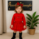Completo Cuore Rosso - Piccole Canaglie - PC22656