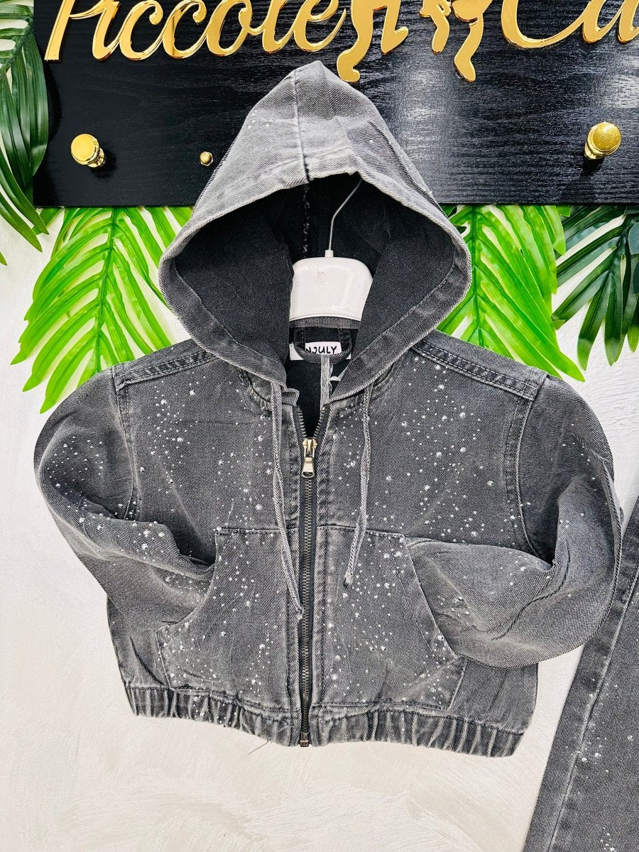 Completo Denim Jeans Scuro ✨ - Piccole Canaglie - PC26793