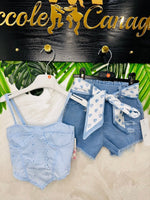 Completo Denim Style Girls Trendy 38609 Baby - Piccole Canaglie - PC28881