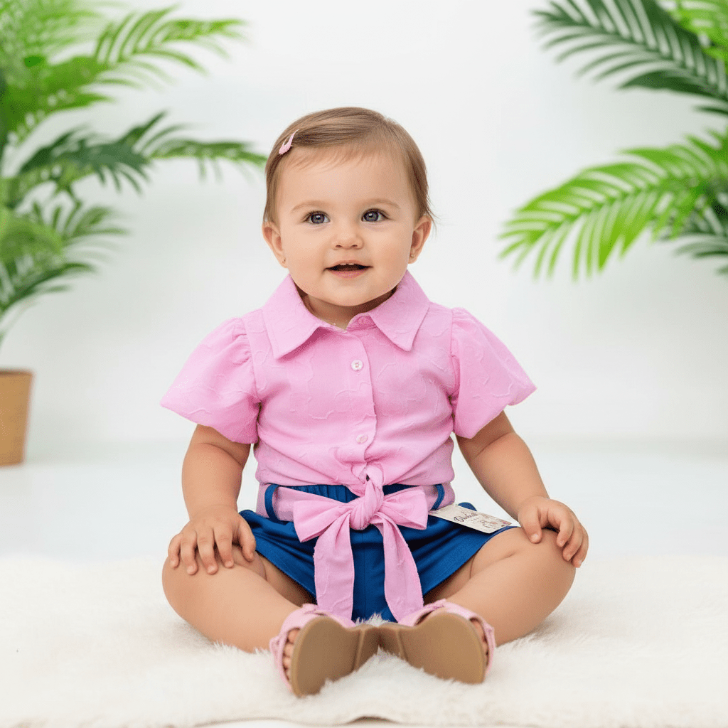 Completo Divina 9902 Rosa Malva Baby - Piccole Canaglie - PC28345
