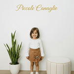 Completo Ecopelle Cammello - Piccole Canaglie - PC23027