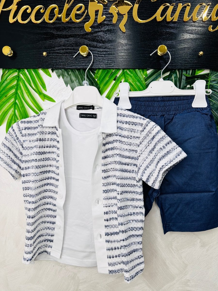 Completo Fighetto Baby Blu 8570 - Piccole Canaglie - PC27802