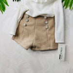 Completo Fiocchetto Beige - Piccole Canaglie - PC22998