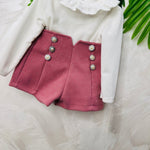 Completo Fiocchetto Rosa Antico - Piccole Canaglie - PC23004