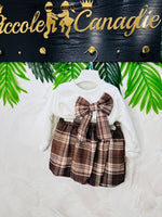 Completo Fiocco Cioccolato - Piccole Canaglie - PC23847