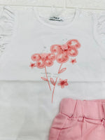 Completo Flowers Rosa Antico 1107 - Piccole Canaglie - PC28625