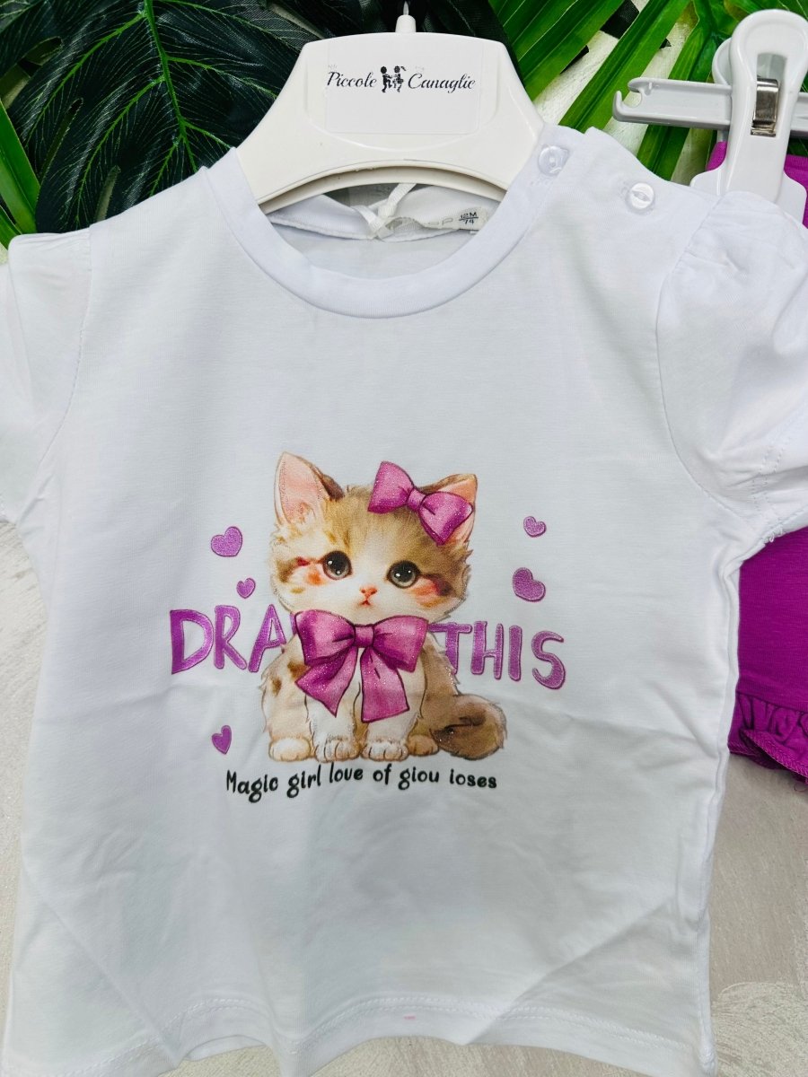 Completo Gattina Lilla 525 - Piccole Canaglie - PC28138