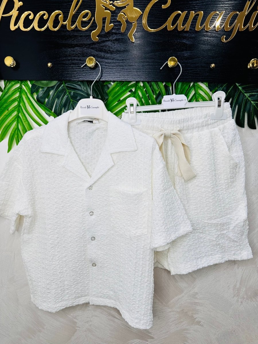 Completo Ibiza Bianco - Piccole Canaglie - PC29683