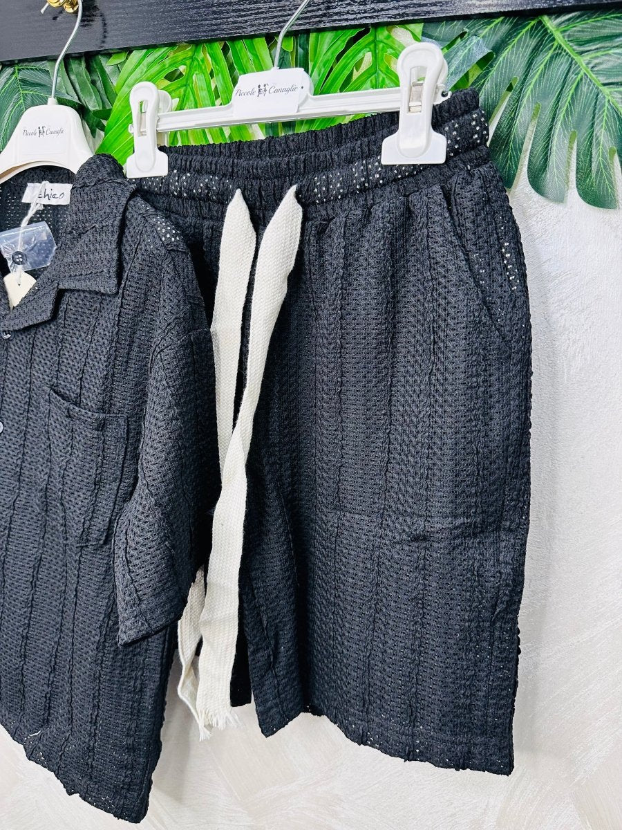 Completo Ibiza Nero - Piccole Canaglie - PC29677