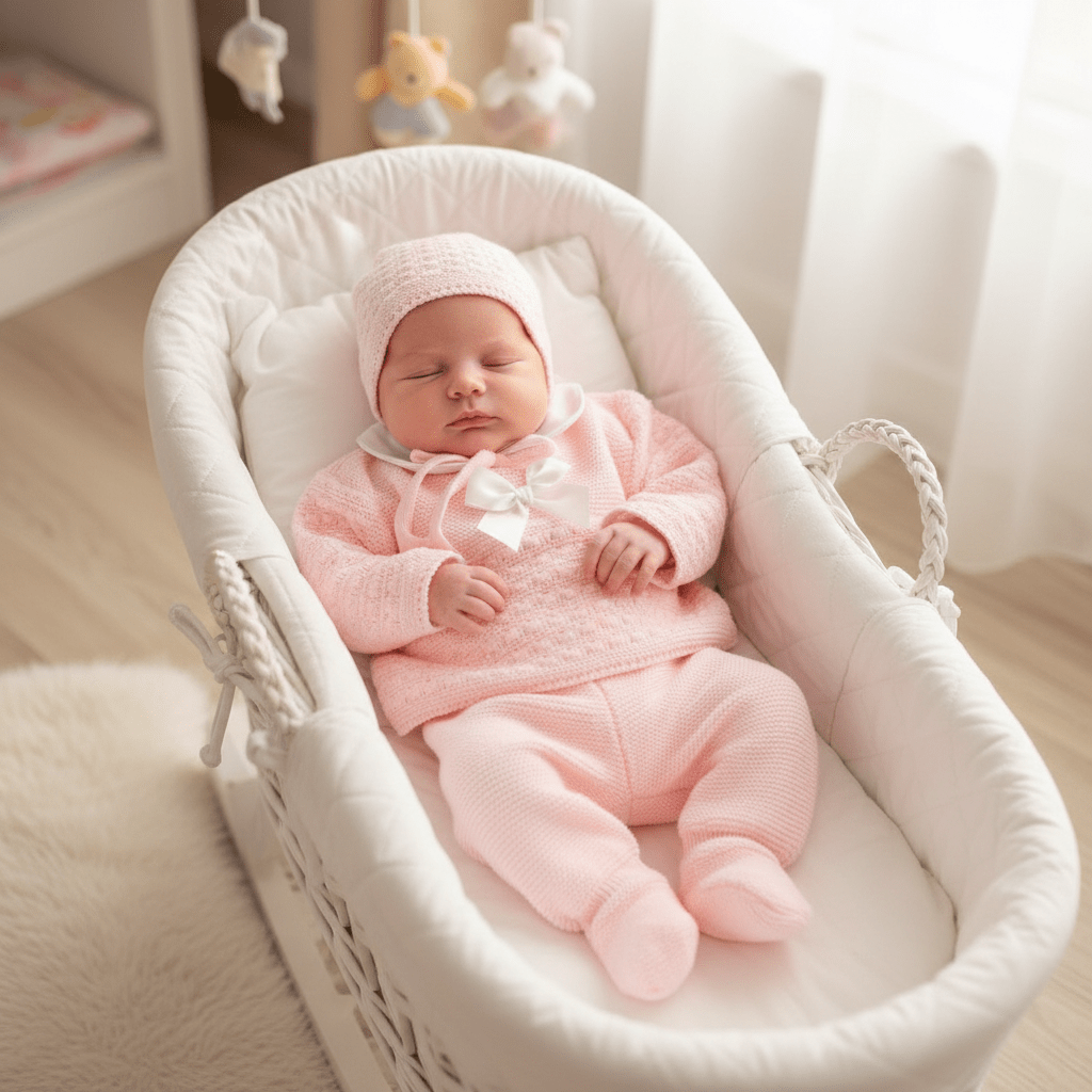 Completo Invernale Rosa Fiocco Bianco 1051 - Piccole Canaglie - PC29989