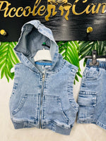 Completo Jeans Denim Classic Baby 9530 - Piccole Canaglie - PC27463