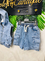 Completo Jeans Denim Classic Baby 9530 - Piccole Canaglie - PC27463