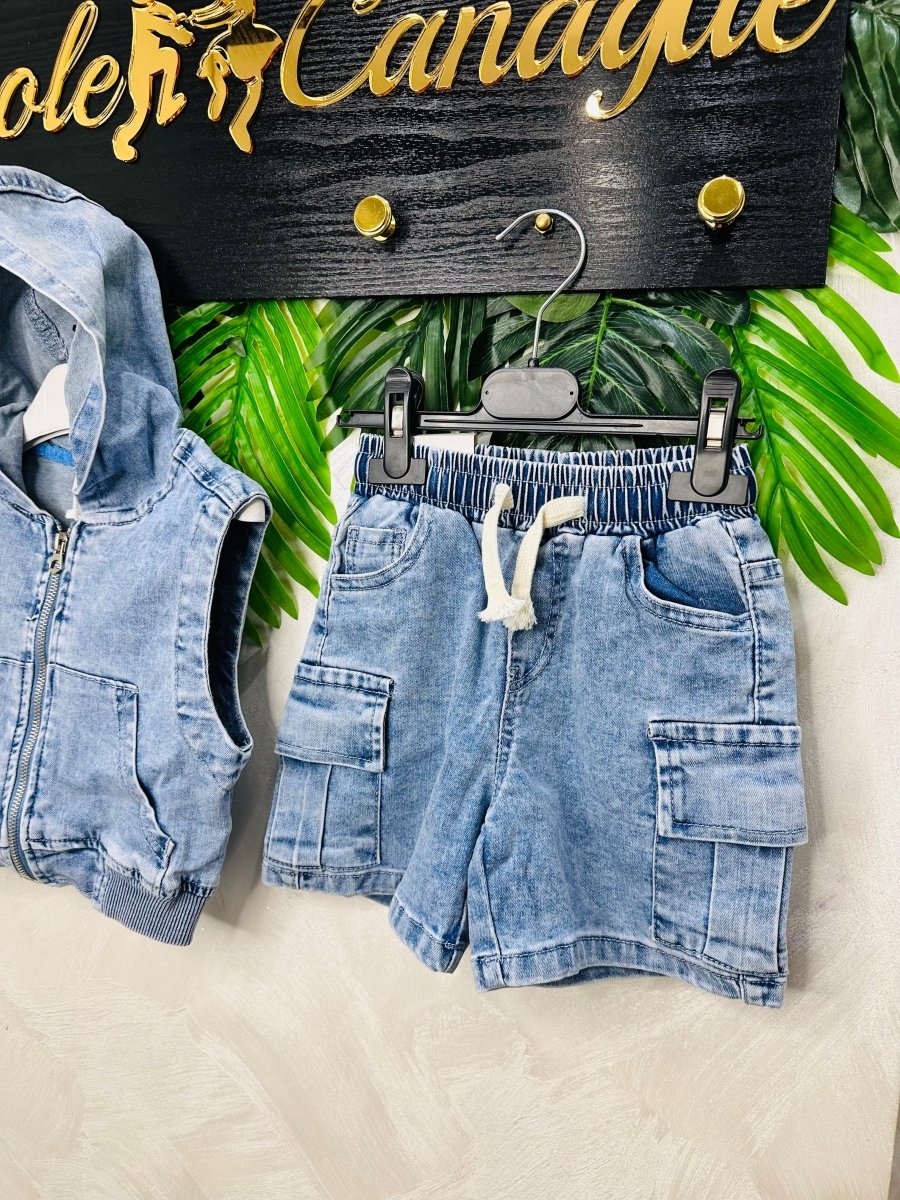 Completo Jeans Denim Classic Baby 9530 - Piccole Canaglie - PC27463